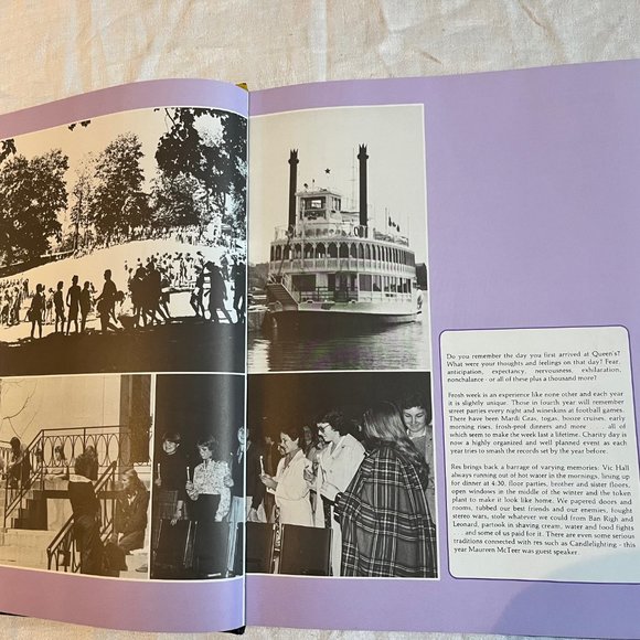 QUEEN'S UNIVERSITY TRICOLOUR Yearbook 81 1981 Mint Kingston Ontario Canada - Picture 6 of 12